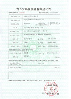南京SG飞艇·(集团)进出口代码证